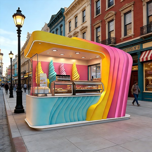 Fiberglass Food Kiosk2 Fiberglass Food Kiosk2